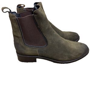 Thursday Boot Co. Women’s Size 10 Duchess Chelsea Boots Dark Olive Suede EUC